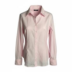 Gap Pink & White Striped Button Down Shirt 16